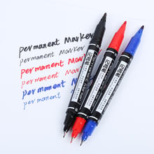 1PC Paint Marker Pen Office Stationery Waterproof Ink Double Oily Marker Pens 3 Color Available 2024 - buy cheap