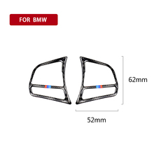 Interior de fibra de carbono del tablero de instrumentos del coche decoración de coche-estilo de etiqueta engomada de parachoques lateral para 2015 Ford Mustang 2016, 2017 2024 - compra barato