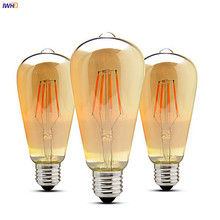 IWHD Bombilla LED Edison bulb E27 4W ST64 Lampara Vintage Retro Lamp Light Bulbs For Home Ampule Gloeilamp Industrial Decorative 2024 - buy cheap