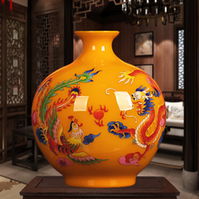 Vaso de cerâmica jingdezhen, vaso de canudo trigo-canudo, presentes de natal, presentes de casamento, decoração para casa, artigos de decoração 2024 - compre barato