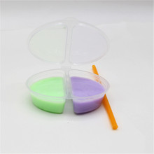 Прозрачная глина iWish 75 г, 2 цвета в упаковке, детские игрушки, жидкое стекло, воздушный шар, разделительная глина, игровой прозрачный волшебный пластилин 2024 - купить недорого