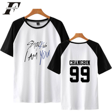 2018 Stray Kids I Am You Summer Raglan T-shirts Women cotton short sleeve T-Shirts harajuku tee Tops Clothes plus size 2024 - buy cheap