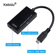 kebidu High Speed Micro USB  Adapter Cable HDTV Converter to HDMI-compatible For Samsung Galaxy Nexus I9250 For HTC for Xiaomi 2024 - buy cheap