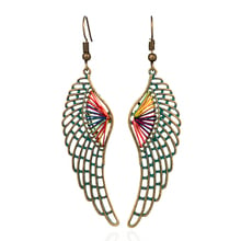 Vintage Bohemian Boho Ethnic Free Wings Drop Earrings Hanging Dangle for Women 2018 New Trendy Fashion Jewelry Accessories 2024 - buy cheap