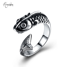 Hemiston Fashion Male Ring Stainless Steel Carp Ring Personality Punk Jewelry High Quality for Party Jewelry Accessories 2024 - buy cheap