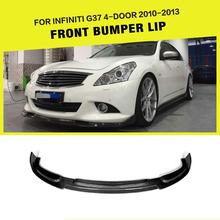 Carbon Fiber / FRP Front Bumper Lip Spoiler Splitters for Infiniti G37 G37S 4 Door Base Sedan and Sport 2009 - 2013 2024 - buy cheap