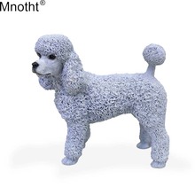 Mnotht 1/6 Poodle Dog Mini Dog Toy Simulation Animal Model Resin Scene Accessory for Action Figure Collection Gift Ornaments 2024 - buy cheap