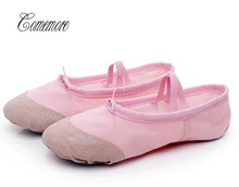 Comemore New Canvas Soft Ballet Shoes Dance Shoes Yoga Sneakers Children Girls Women Slippers According The Foot Length To Buy 2024 - buy cheap