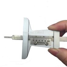 Stainless Steel taper 0-50mm Tyre Tire Veins Tread Depth Gauge Caliper tire gauge #No.2 2024 - buy cheap