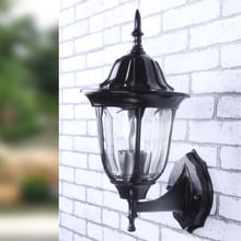 European Retro LED Wall lamp Outdoor Wall Sconce Lighting Waterproof Garden Wall Light Fixtures Aluminum Glass Porch Lights 2024 - buy cheap