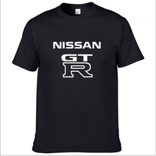 Camiseta de manga corta GTR race para hombre, ropa informal de algodón de color sólido, Harajuku, de moda, de verano 2024 - compra barato