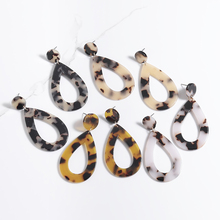 2021 Trendy Jewelry Leopard earrings for Women Acrylic earrings Tortoiseshell Brincos drop earrings Christmas Jewelry Wholesale 2024 - buy cheap