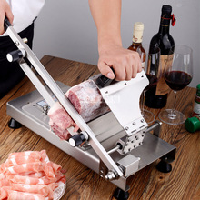Fatiador de carne manual comercial st300, fatiador de carne automático com mola dupla, máquina de corte e alimentação de carne 2024 - compre barato