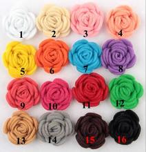 Free Shipping!2016 New 60pcs/lot 20colors Fashion handmade felt rose flower Diy for hair accessories headband ornaments 2024 - buy cheap