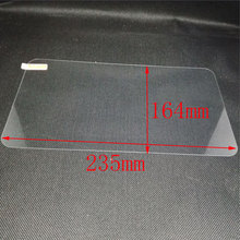 Película protetora de vidro temperado universal para tablet, 235x164mm, protetor de tela para 10 polegadas, 10.1 polegadas, película protetora + lenços de limpeza 2024 - compre barato