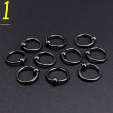 100pcs/set Black Stainless Steel Ear Taper And Plug Tetching Flesh Tunnel Ear Gauges Stretcher Expander Body Piercing Jewelry 2024 - buy cheap