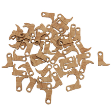 50 Pieces Cowboy Boot Wooden Embellishments Crafts Embellishment for Wedding 2024 - buy cheap