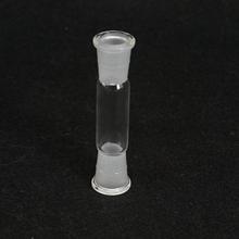 Adaptador de conexión recta de vidrio, junta de tierra, tubo de vidrio de laboratorio, 14/23 2024 - compra barato