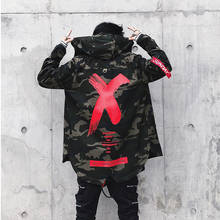 Мужская камуфляжная куртка в стиле хип-хоп, Мужская камуфляжная куртка, американский размер S-XL 2024 - купить недорого