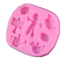 Hot Sales Farm Theme Silicone Mold Fondant Cake Decorating Tools Silicone Soap Mold Silicone Cake Mold  D131 2024 - buy cheap