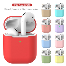 Silicone Case For Apple Airpods 2 Cover Luxury Protective Earphone Cases For Airpods 2 Air pods 2 For Airpods2 Shockproof Bags 2024 - buy cheap