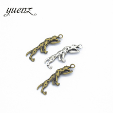 YuenZ 6pcs Leopard Charms Antique Silver color Pendant fit Making Bracelets Jewelry Findings DIY Accessories 36*11mm D953 2024 - buy cheap
