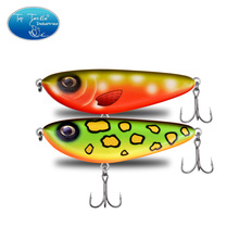 Isca de pesca artificial cf, isca flutuante de 125mm 55g para pike wobbler 2024 - compre barato