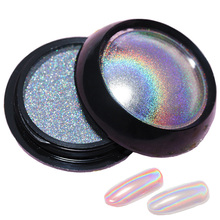 0.5g Nail Art Glitter Laser Chrome Magic Mirror Powder Holo Flakes Manicure Pigment UV Gel Polish Decoration Tip Dust New Design 2024 - buy cheap