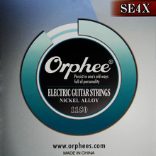 Orphee-cuerda de guitarra eléctrica SE4X, aleación de níquel Hexagonal, 011-050 pulgadas, 0,28-1,27mm, 6 cuerdas, nueva 2024 - compra barato