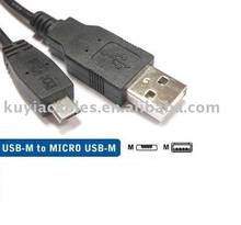 KUYiA Free Shipping+50pcs/lot+USB 2.0 A to Micro B Cable for Cell Phone GPS PDA/Micro-USB to Micro 5pin cable 1.5meter 2024 - buy cheap