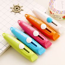 Sweet Candy Color Portable Utility Knife Paper Cutter Cutting Paper Razor Blade Office Stationery Escolar Papelaria 2024 - buy cheap