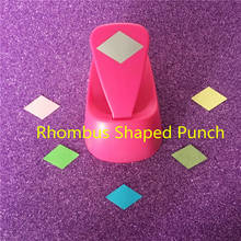 Free Shipping M size rhombus shaped save power paper/eva foam craft punch Scrapbook Handmade punchers DIY hole punches puncher 2024 - buy cheap