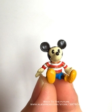 Figuras de Disney de Mickey Mouse para niños, mini figuras de acción de 2cm de estilo vintage, colección de decoración de Anime, modelo de juguete, regalo 2024 - compra barato