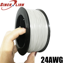 P/N B24-500 US Imports OK Line 153 Meters Wrapping Wire High Temperature Resistant Silver Plated Single Core Conductor 24AWG 2024 - buy cheap