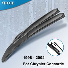 YITOTE-escobillas de limpiaparabrisas híbridas para Chrysler, brazos de gancho compatibles con 1998, 1999, 2000, 2001, 2002, 2003, 2004 2024 - compra barato