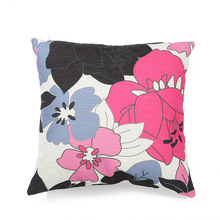 Pink Geometric Flower Cotton Linen Cushion Cover Sofa Cloth Throw Pillow Covers Almohadones Decorativos For Office Pillowcase 2024 - buy cheap