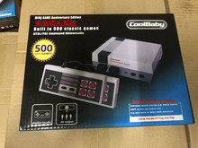 Coolbaby RS-37 tv jogadores handheld console de jogos de vídeo embutido 500 jogos clássicos controles de gamepad duplo pal + ntsc nes jogos 2024 - compre barato