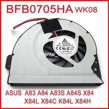 Free Shipping New BFB0705HA WK08 DC5V 0.36A For ASUS A83 A84 A83S A84S X84 X84L X84C K84L X84H Cooler Cooling Fan 2024 - buy cheap