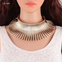 Big Chocker Large Necklace Maxi Women CHEAP Fashion Jewelry Collares Metal Statement 2 Choices F1063 Bohemian 2024 - buy cheap