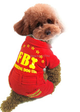 Retail FBI Letter Style Pet dogs coat  Free Shipping Dogs Clothes new clothing for dog 2024 - buy cheap