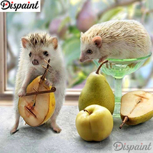 Dispaint Full Square/Round Drill 5D DIY Diamond Painting "Animal hedgehog"Embroidery Cross Stitch 3D Home Decor Gift A18929 2024 - buy cheap