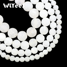 WLYeeS-Cuentas de piedra Natural de cornalina, cuentas sueltas de 6, 8, 10 y 12mm para joyería, pulseras, collares, accesorios DIY 2024 - compra barato