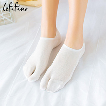 Summer Women Non-slip Silicone Cotton Socks Flip Flop Ninja Tabi Toe Socks Breathable Mesh Two Fingers No Show Socks Ne72240 2024 - buy cheap