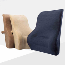 Cojín trasero de espuma viscoelástica de rebote lento, cojín Lumbar para coche, hogar, oficina, silla, decoración, 44X28X11 CM, 3 colores 2024 - compra barato