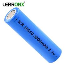 LERRONX-batería recargable de iones de litio, 18650 V, 3,7 mAh, ICR18650, para linterna, Faro, productos electrónicos de energía de litio 2024 - compra barato