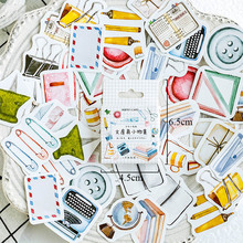 46pcs/box Stationery Stickers Cute List Journal Stickers Decorative Adhesive Stickers Scrapbooking Diary DIY For Photo Album 2024 - buy cheap