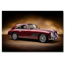 Astons pôsteres e impressões martin db24, arte de parede vintage para carro, pintura emoldurada, artesanato, decoração de casa, faça você mesmo 2024 - compre barato