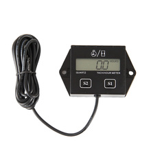Free shipping  RL-HM011A battery replaceable changeable Digital paramotor ATV tach Hour Meter Tachometer 2024 - buy cheap