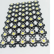 10pcs/lot High Power 3W Cool White 6500K Warm white 3000k LED Diodes Light With 20mm Star Base 2024 - buy cheap