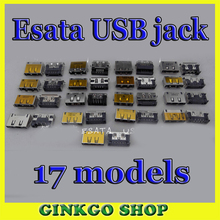 Conector USB ESATA para placa base de portátil, 17 modelos, 51 Uds., venta al por mayor 2024 - compra barato